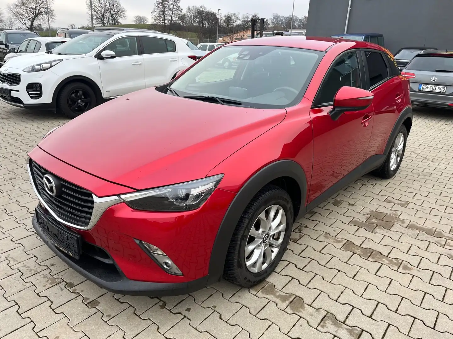 Mazda CX-3 Exclusive-Line 120 8-fachAlu,Navi,AHK, Rouge - 2