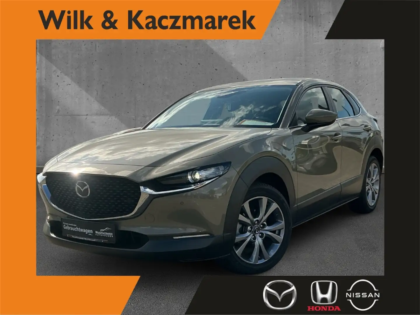 Mazda CX-30 2.0 AT Exclusive LED HUD Navi ACAA Grün - 1