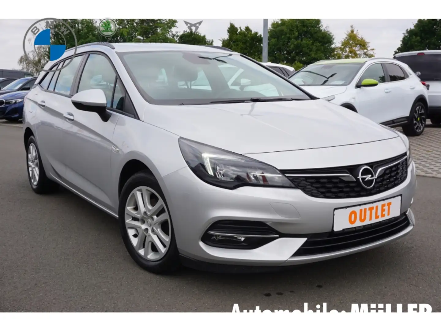 Opel Astra SpTourer1.5d-Klima-Navi-Tempo-MotorNeu0km-EU6dTemp Argent - 1