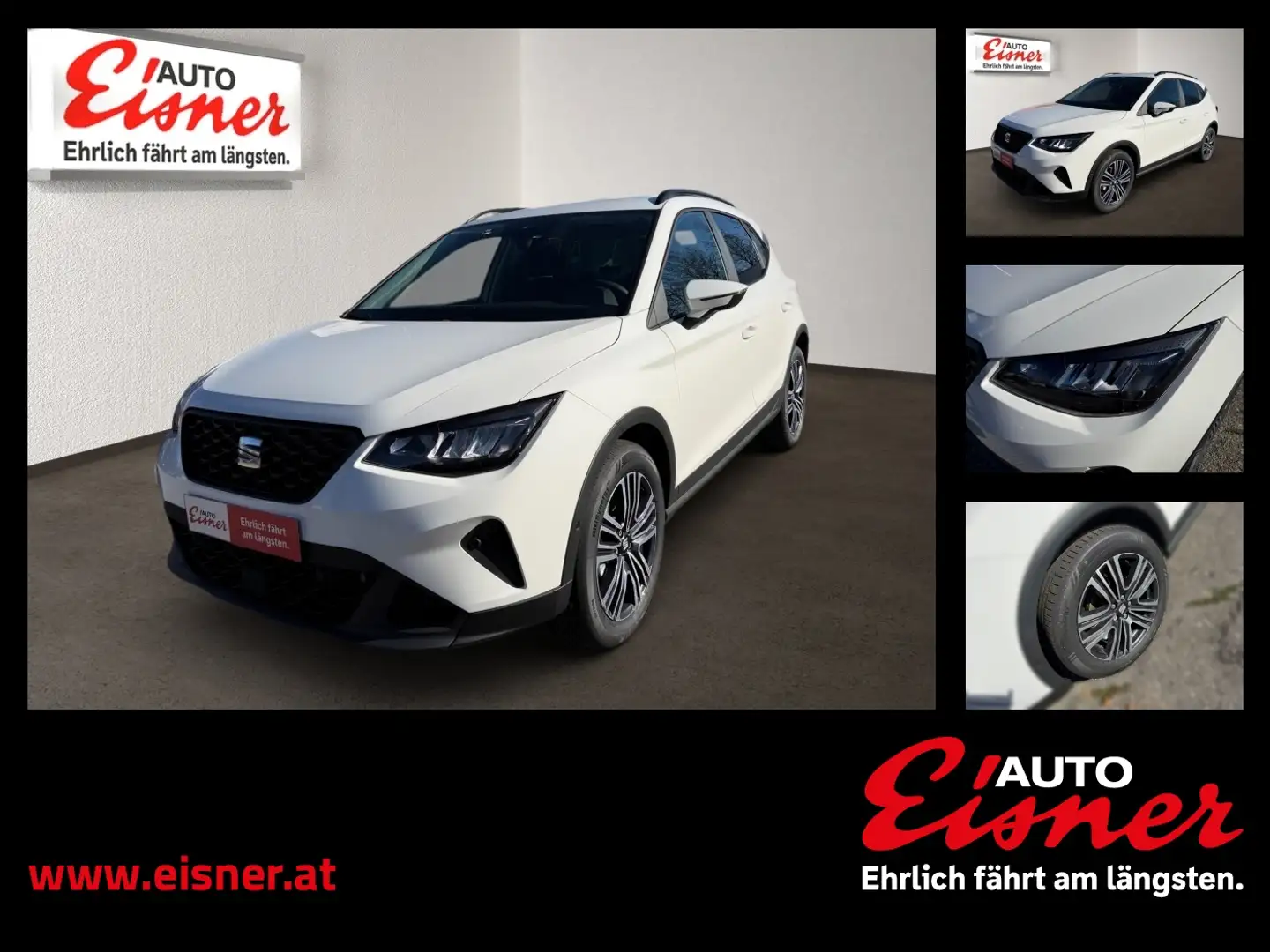 SEAT Arona Style Edition 1.0 TSI DSG 17'' Aluräder Weiß - 1