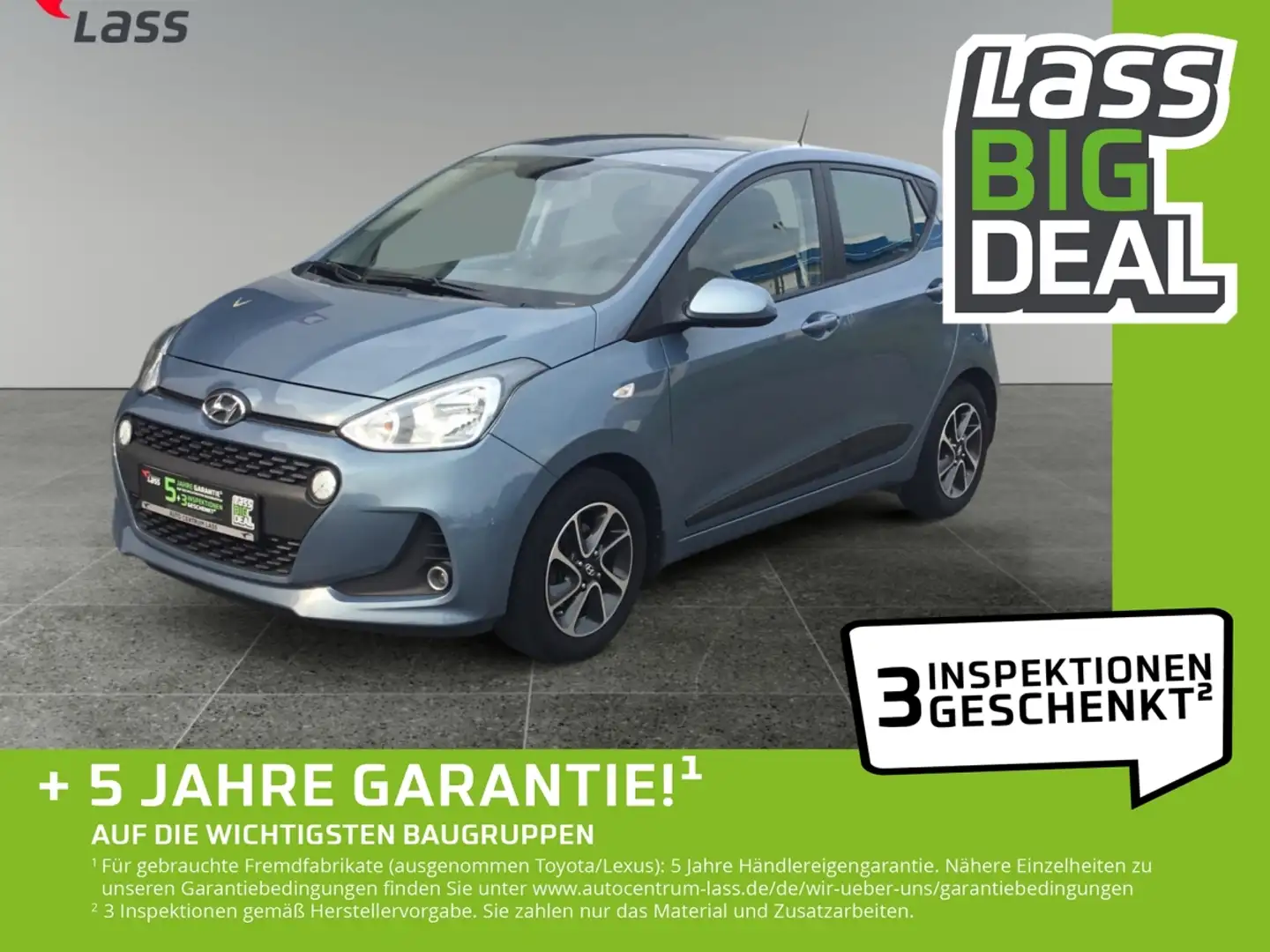 Hyundai i10 1.2 YES! Sitzheizung, Tempomat, Bluetooth Blau - 1