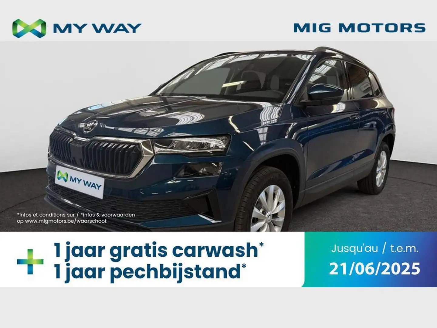 Skoda Karoq Karoq Clever 1.5 TSI 110kW (150pk) DSG7 Bleu - 1