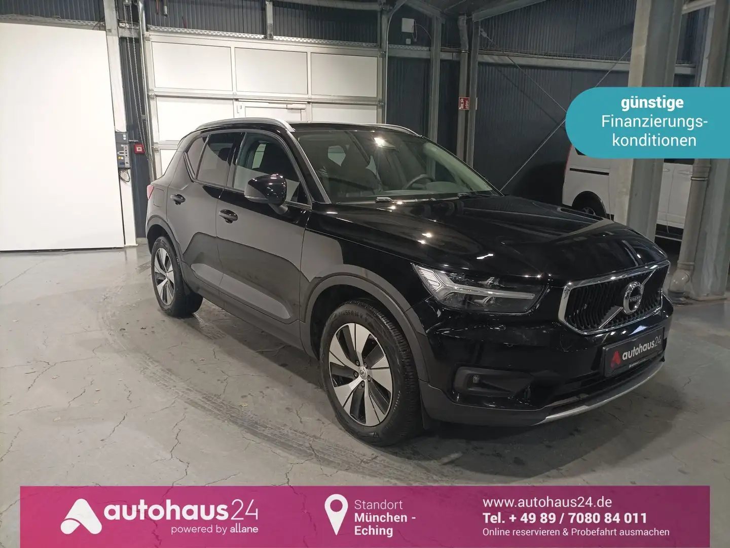 Volvo XC40 B4 2WD Momentum LED|Navi|Sitzhz|Pano|App Schwarz - 1