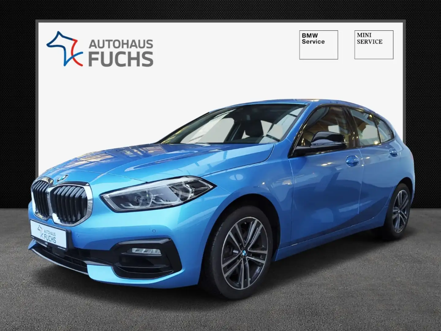 BMW 118 i SportLine ACC Navi LED Sitzheizung Lordosenstütz Blau - 1