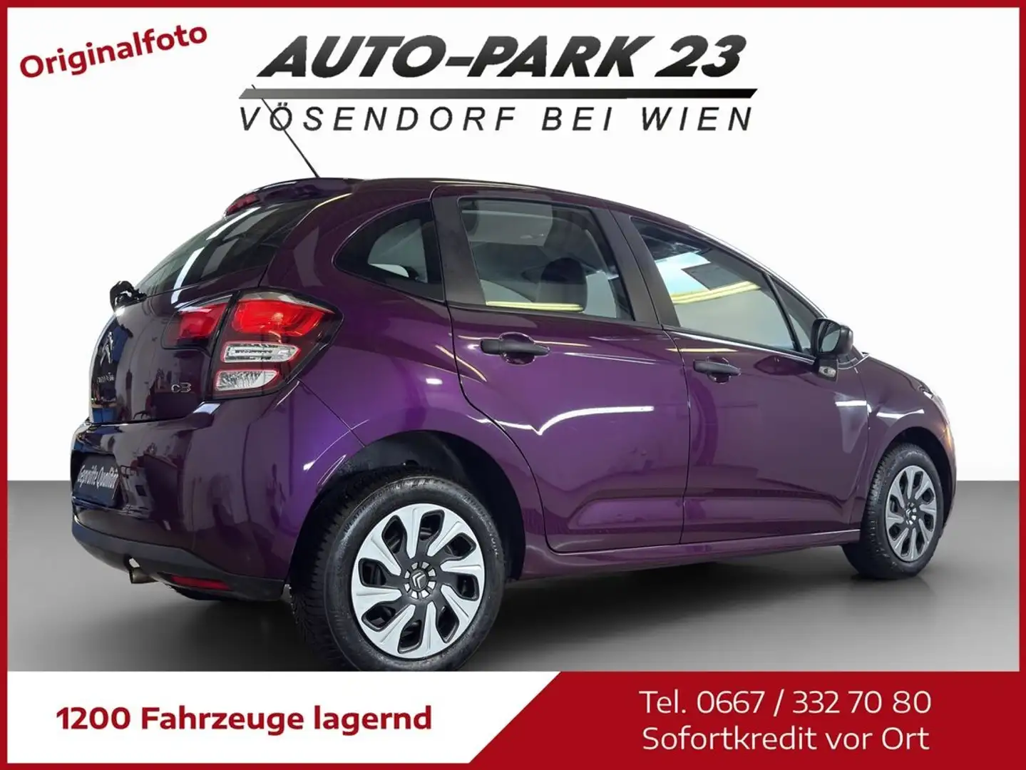 Citroen C3 VTi*NUR 69.000KM*PICKERL 8/2027*MOD2016 Violett - 2