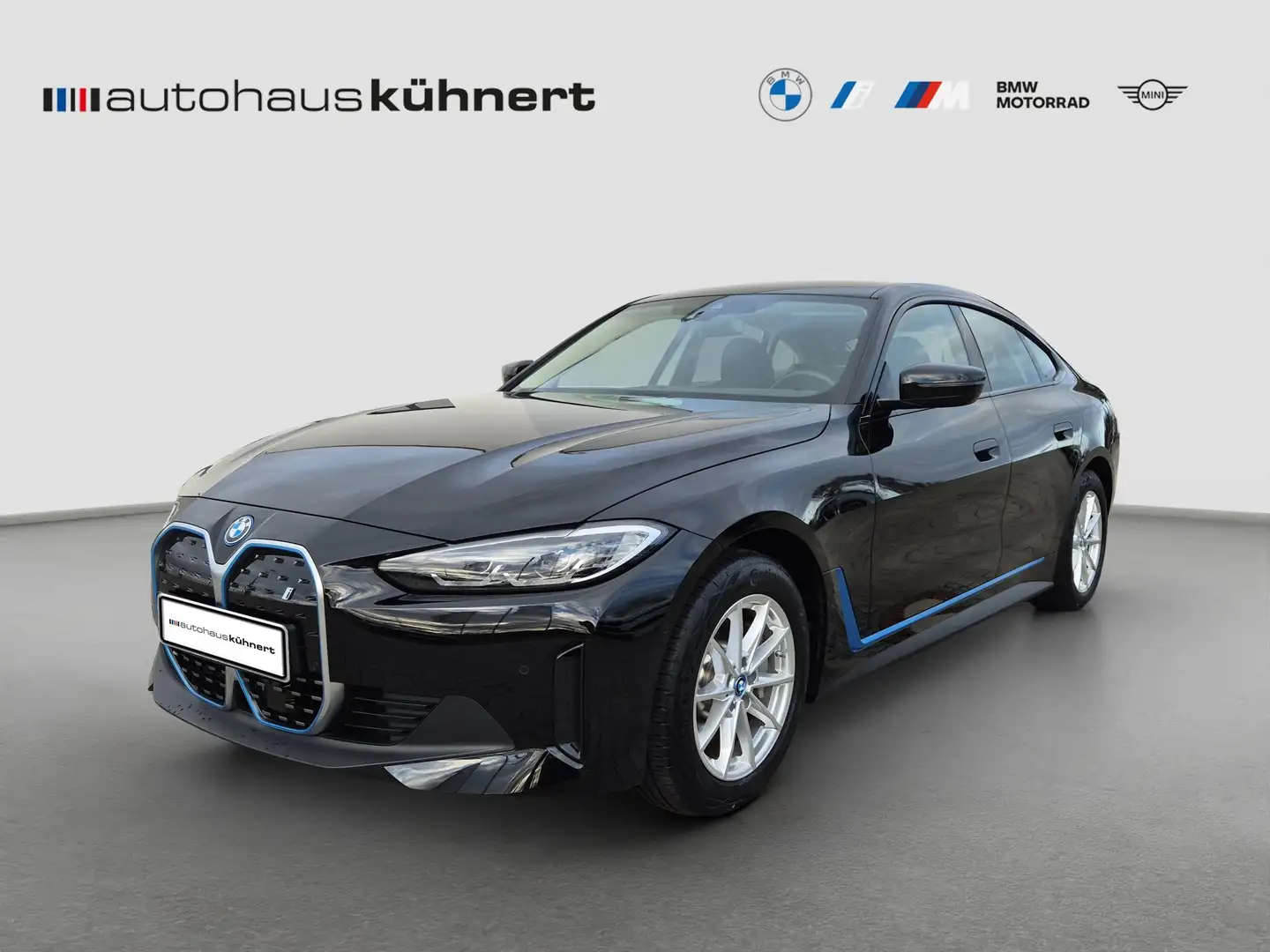BMW i4 eDrive35 Gran Coupe LED/SpurAss/Navi/ParkAss Schwarz - 1