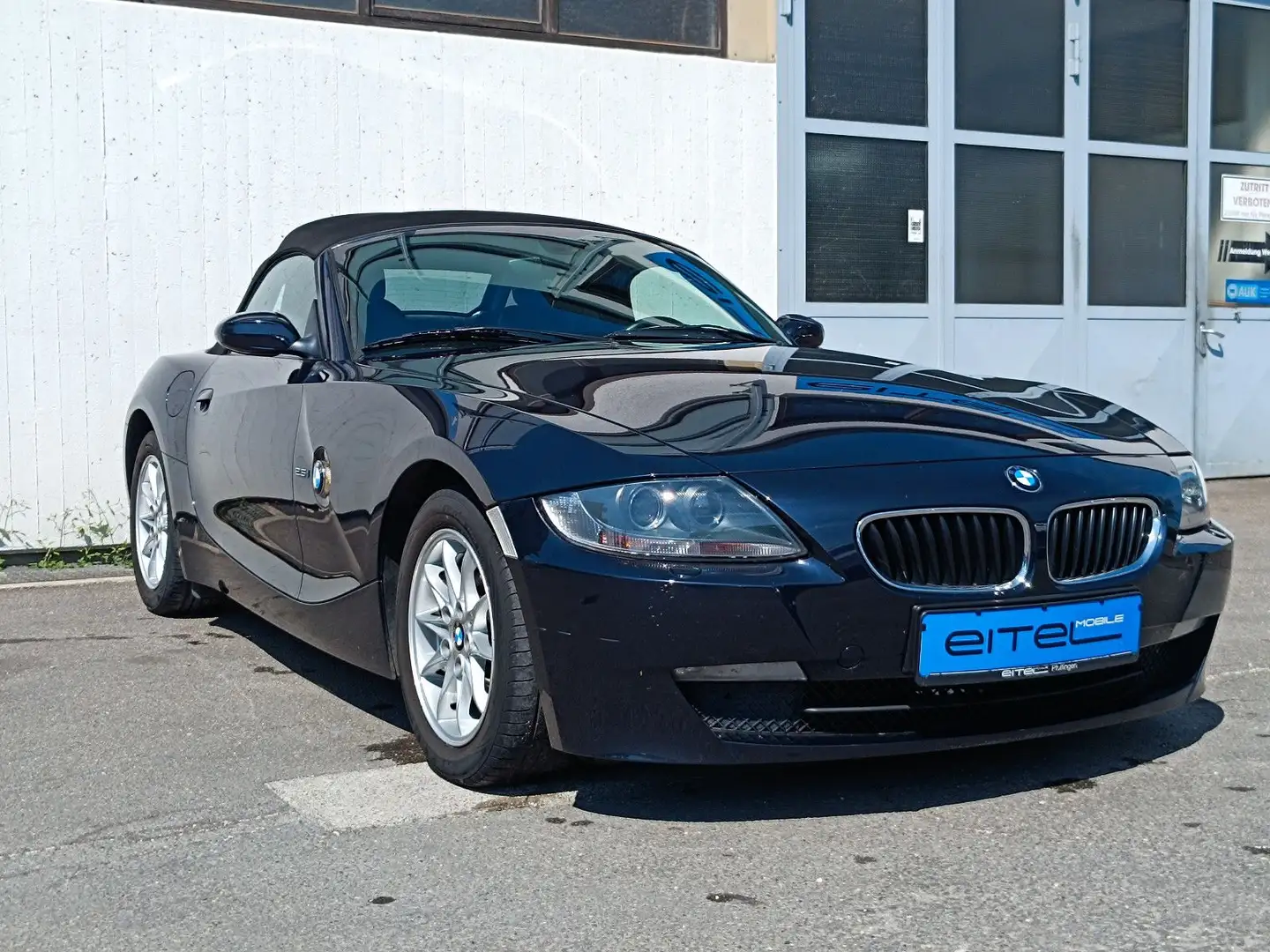 BMW Z4 Cabrio Roadster 2.5i Vollleder Xenon SHZ Blau - 2