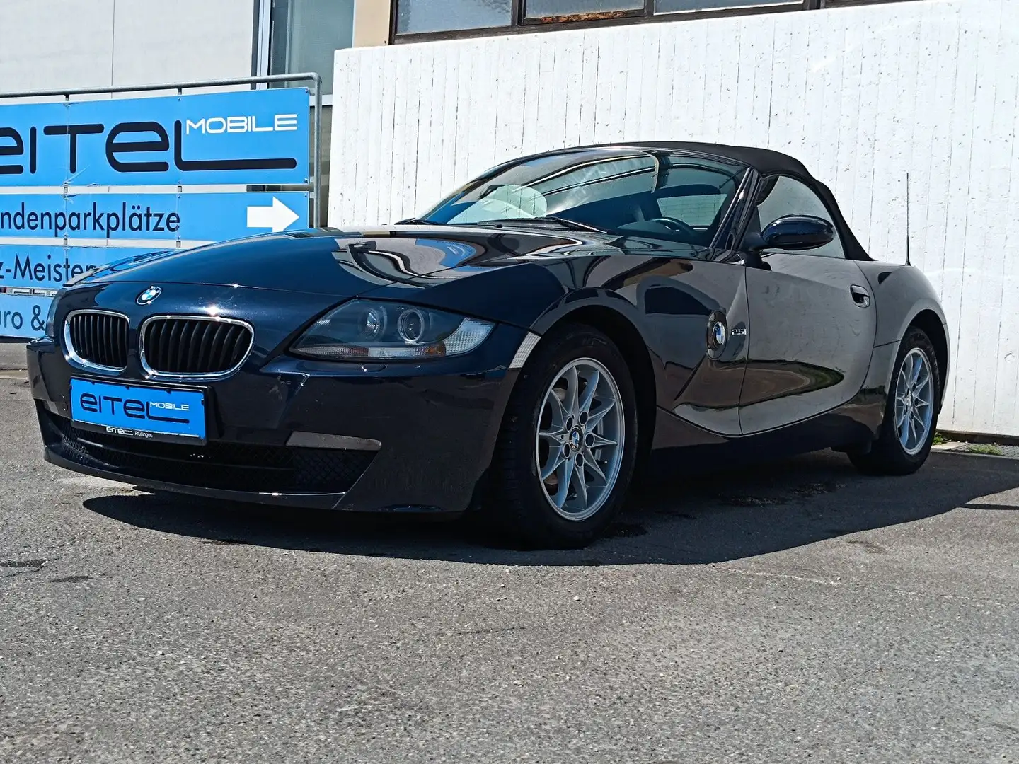 BMW Z4 Cabrio Roadster 2.5i Vollleder Xenon SHZ Blau - 1