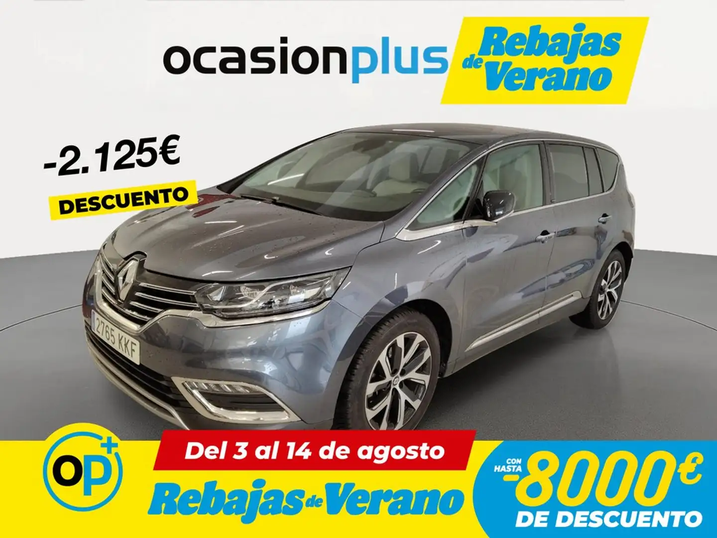 Renault Espace 1.8 TCe SL Icon EDC Gris - 1