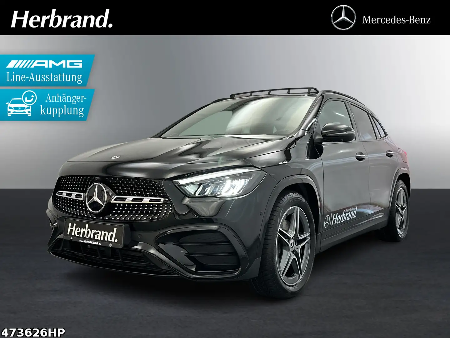 Mercedes-Benz GLA 200 d +AMG+AHK+BURMESTER+360+NIGHT+PANO+LED+ Schwarz - 1