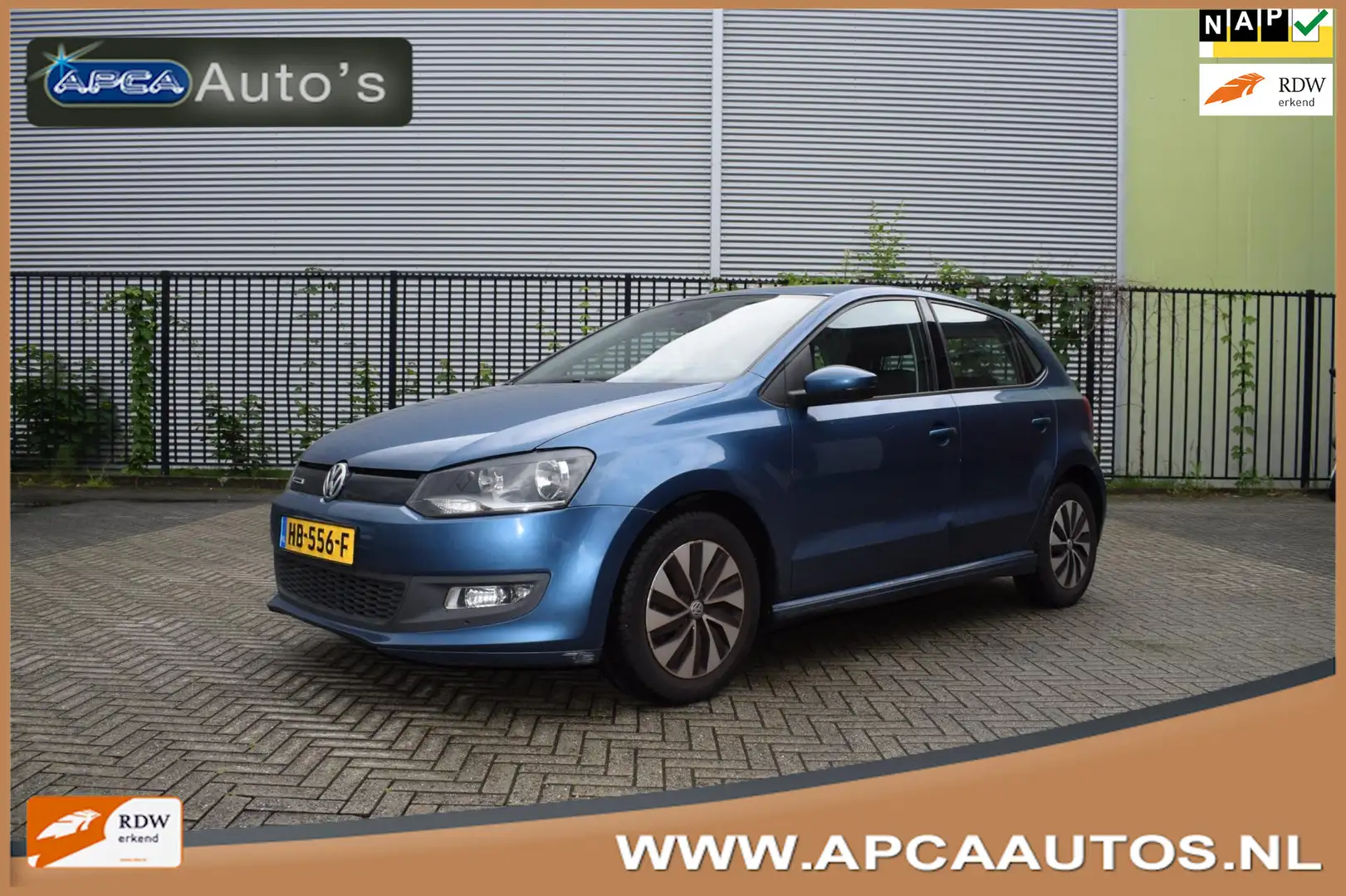 Volkswagen Polo 1.0 TSI BlueMotion NLauto 5 deurs Navi Airco Cruis Bleu - 1