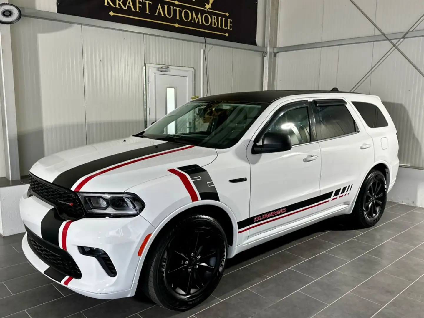 Dodge Durango DURANGO 5,7 V8 SRT 4X4-MEGA-RED/WHITE-7.SITZER Blanco - 1