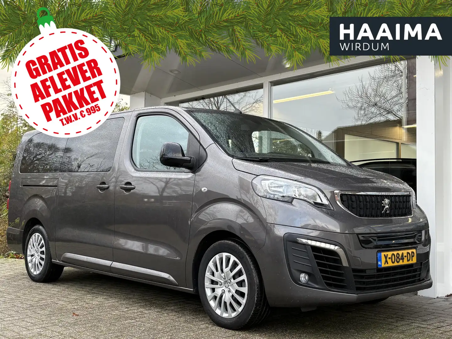 Peugeot e-Traveller Long 75 kWh | 8 Persoons | tot 348km WLTP | Ledere Grijs - 1