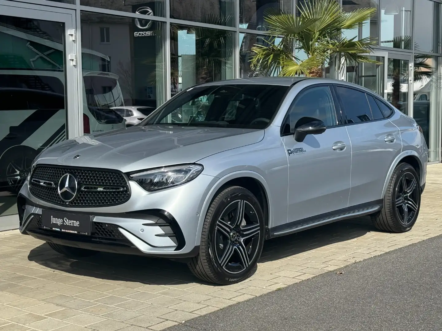 Mercedes-Benz GLC 220 d 4MATIC Coupé AMG Night MBUX Navi RKam Argintiu - 2