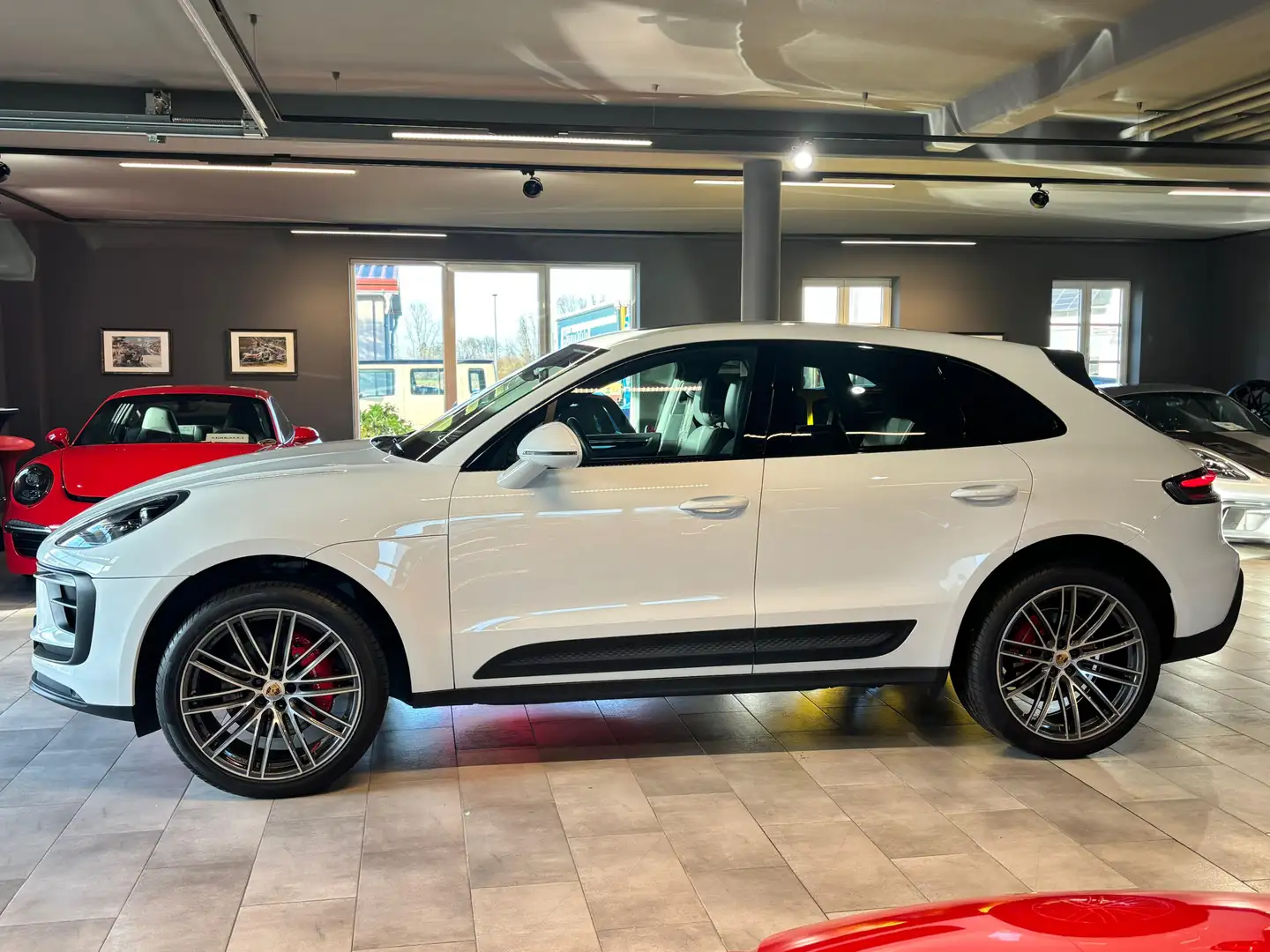 Porsche Macan S Pano|AHK|Nav|Burmester|StdHzg|PASM|21 Blanc - 2