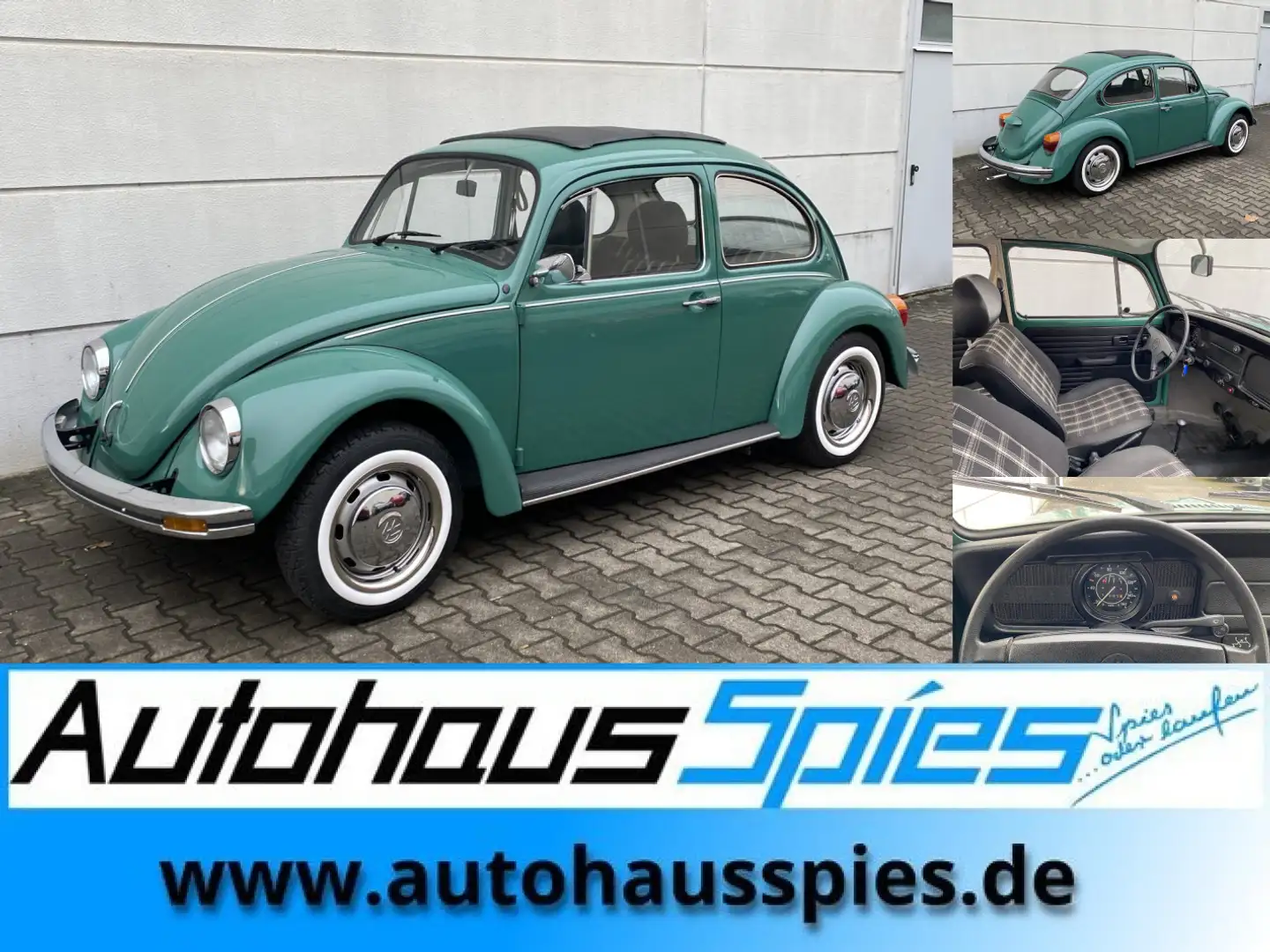 Volkswagen Käfer 1200L FALTDACHKÄFER H-Kennzeichen HU 10/26 Verde - 1