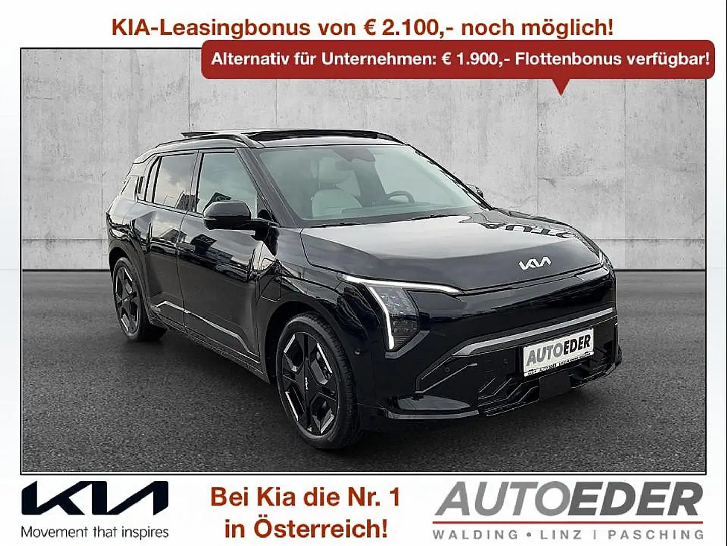 Kia EV3 /GT-LINE/81,4KWH/AT/204/SD Schwarz - 1