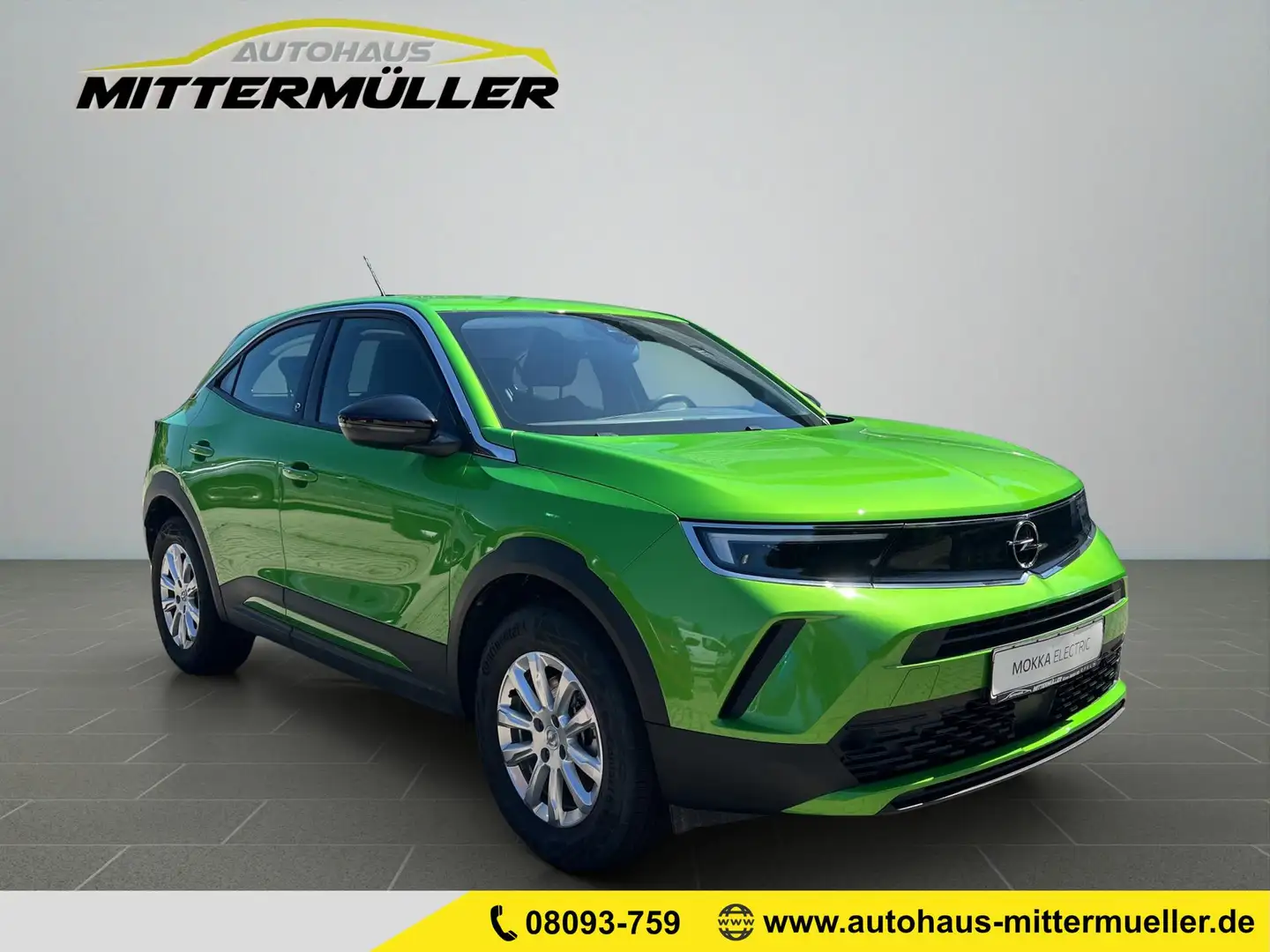 Opel Mokka e Edition 11 KW Lader PDC Sitzhzg Kamera Grün - 1