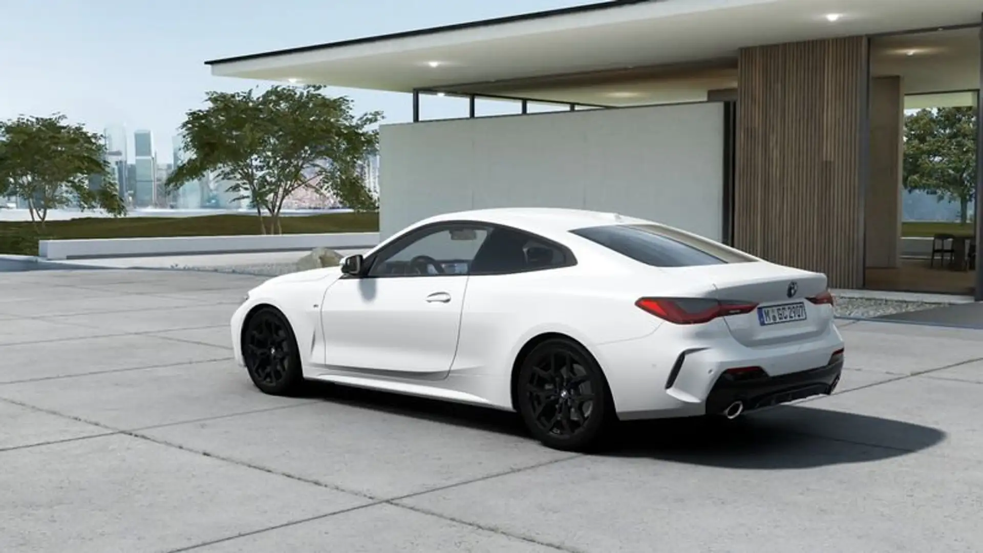 BMW 420 420d 48V xDrive Coupé Msport Bianco - 2