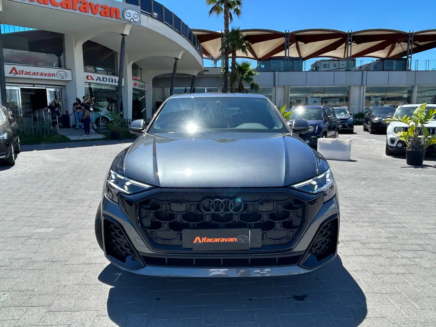 Audi Q8 50 3.0 tdi mhev S line edt quattro tiptronic KM 0 Grigio - 2