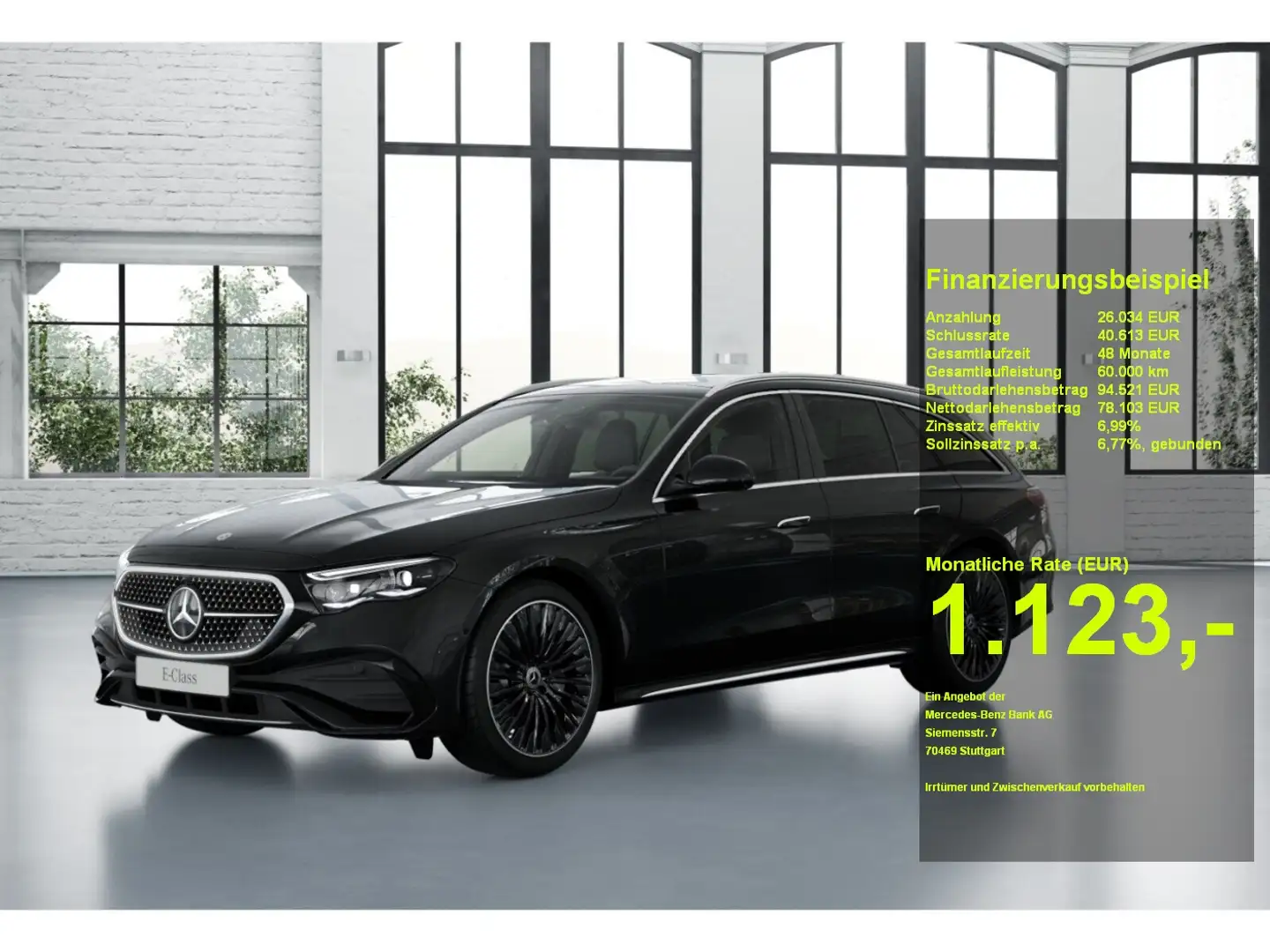 Mercedes-Benz E 450 d 4M T #AMG #PANO #AHK #BURMESTER 4D #360° Negru - 1