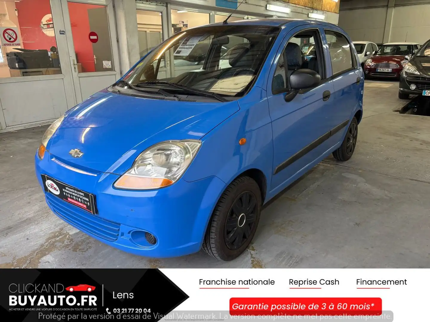 Chevrolet Matiz 0.8 SE %2B 52 CH // BOITE AUTOMATIQUE / VITRES AV ELECTRIQUES / CENTRALISATION Blau - 1