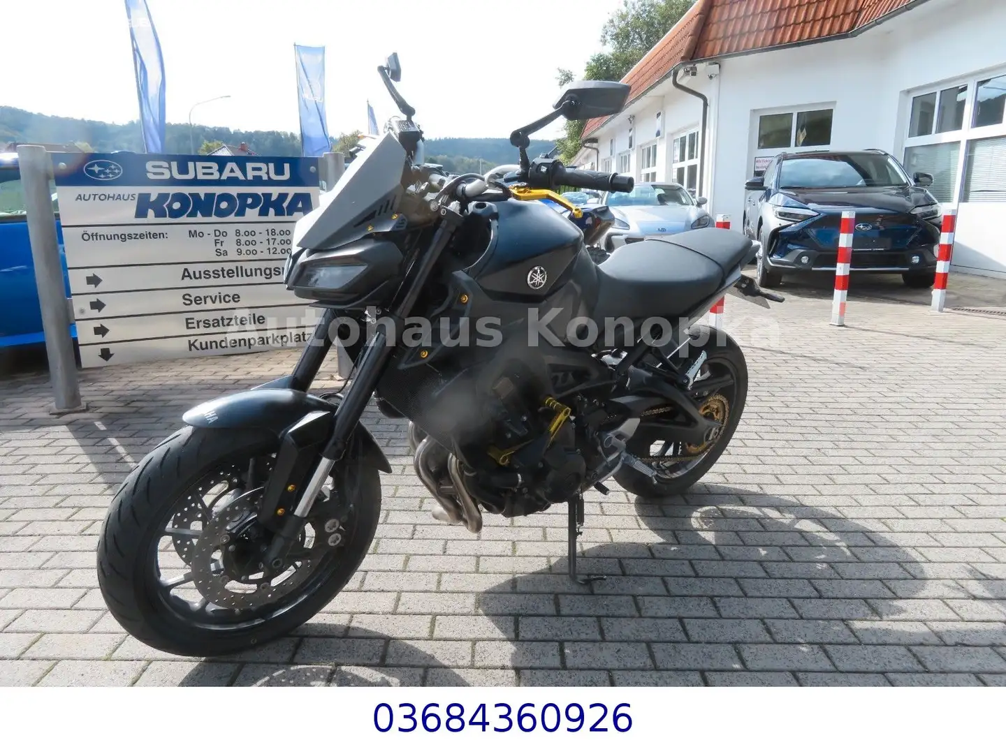 Yamaha MT-09 ABS Quickshifter Inspektion neu Černá - 1