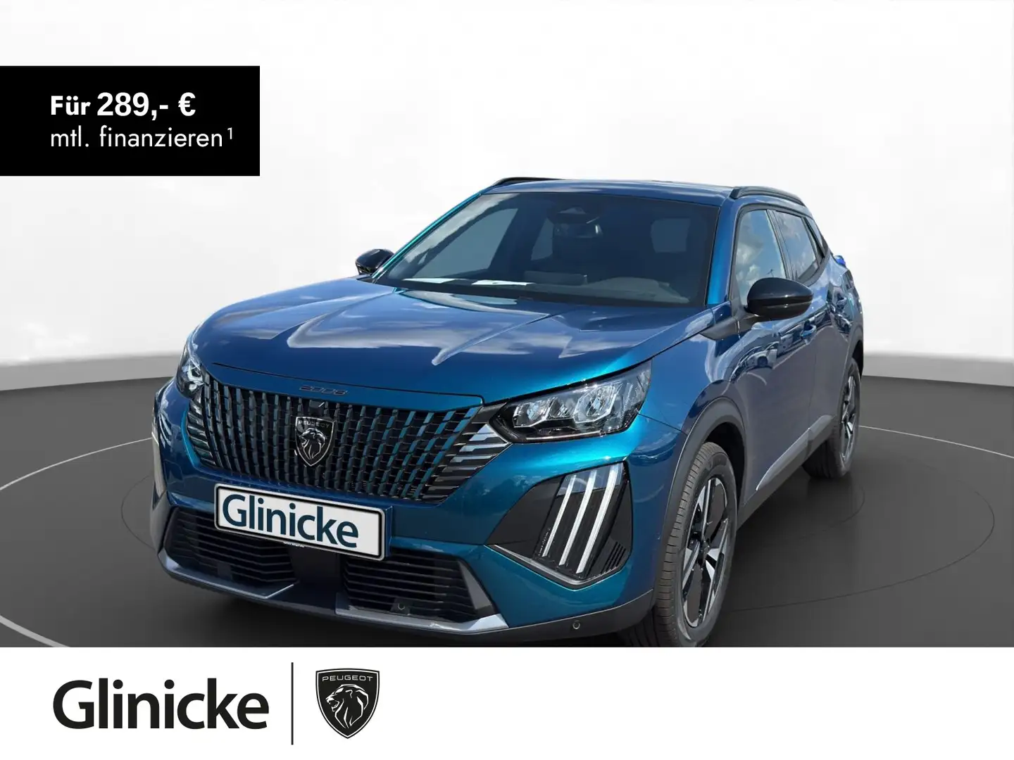 Peugeot 2008 Allure HYBRID 145 e-DSC6 Kamera Navi SHZ Bleu - 1