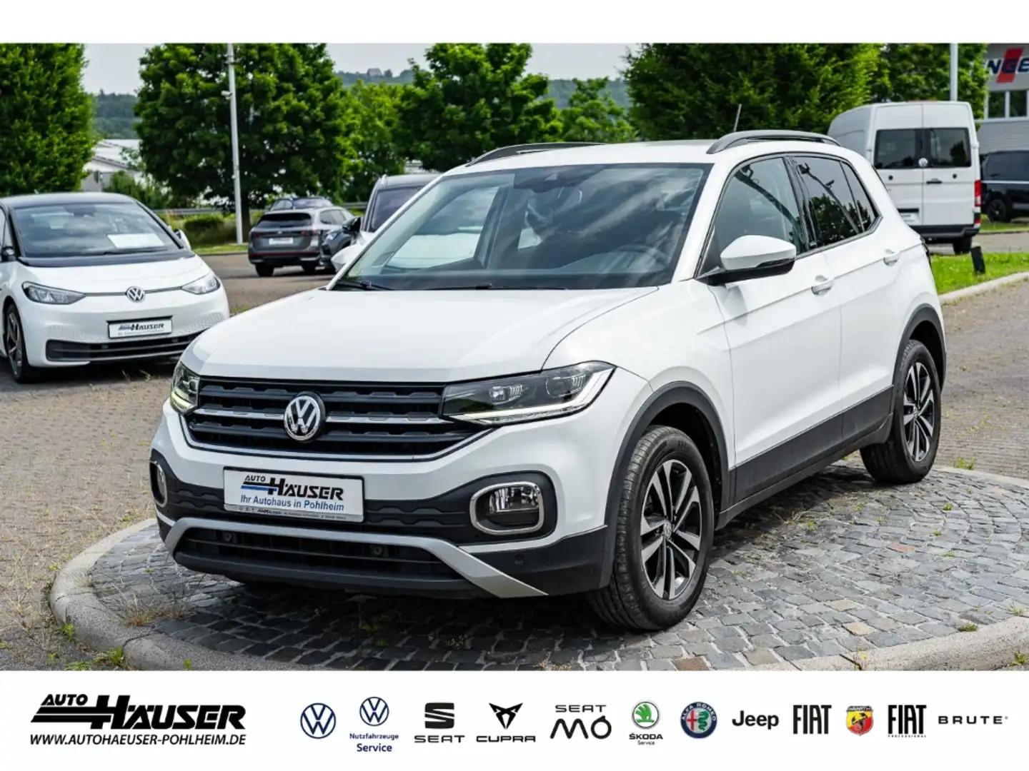Volkswagen T-Cross United 1.6 TDI DSG NAVI KAMERA ACC LED PDC APP-CON Blanc - 1
