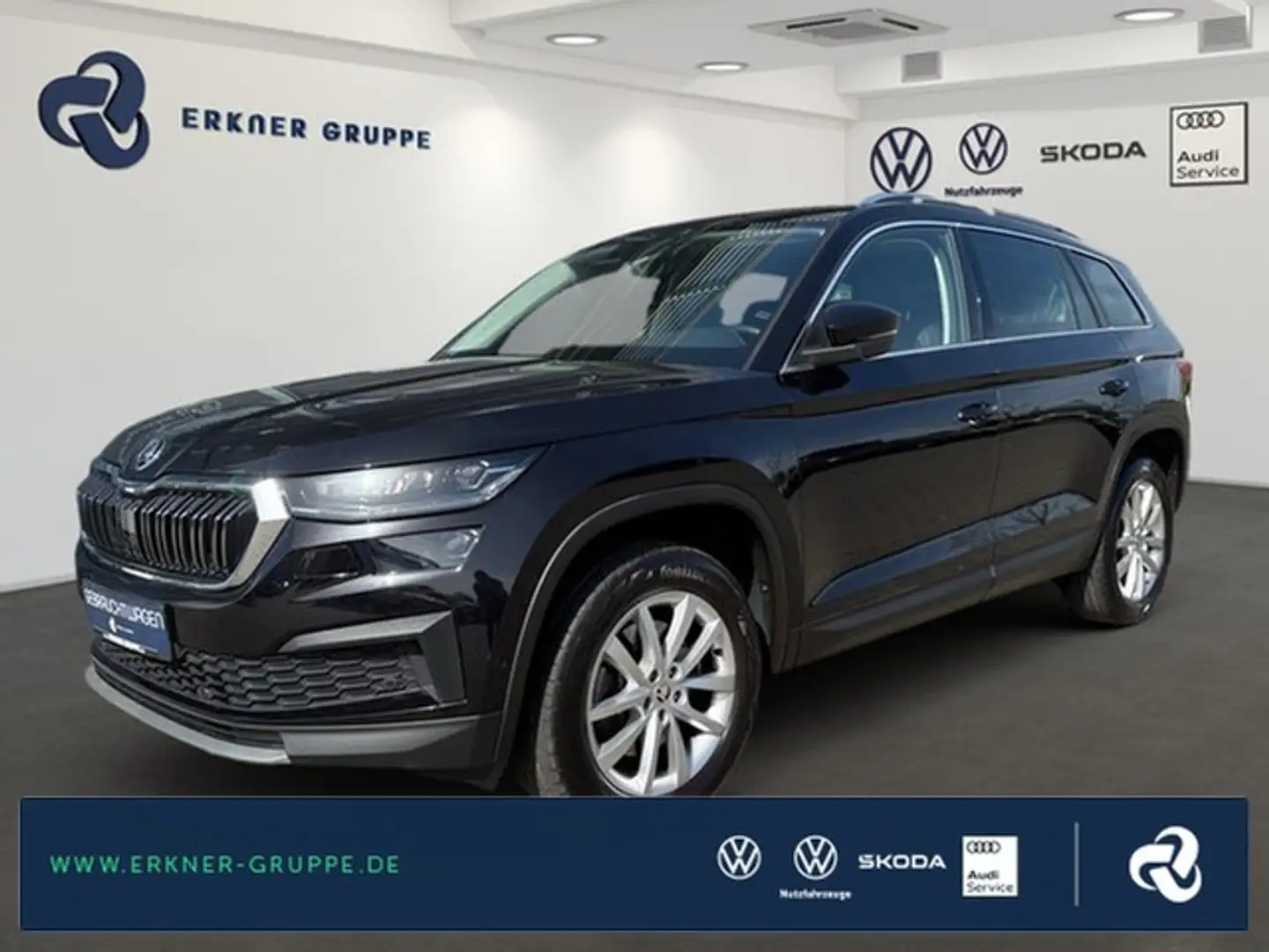 Skoda Kodiaq 2.0TDI DSG 4x4 Style +PANO+AHK+VIRT+MASSAGE Schwarz - 1