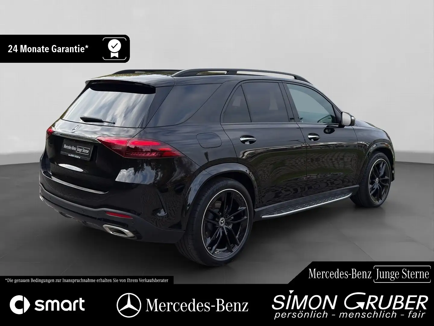 Mercedes-Benz GLE 580 4M AMG Pano Nappa Burm HUD Standhzg. AHK Schwarz - 2