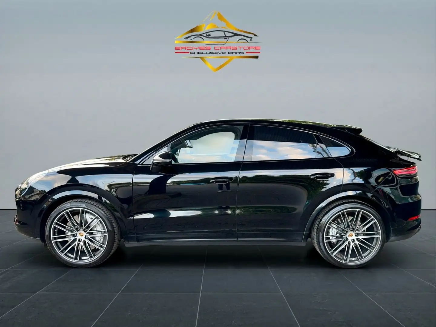Porsche Cayenne Coupe Turbo*KERAMIK*PANO*100%VOLL*STDH* Schwarz - 2