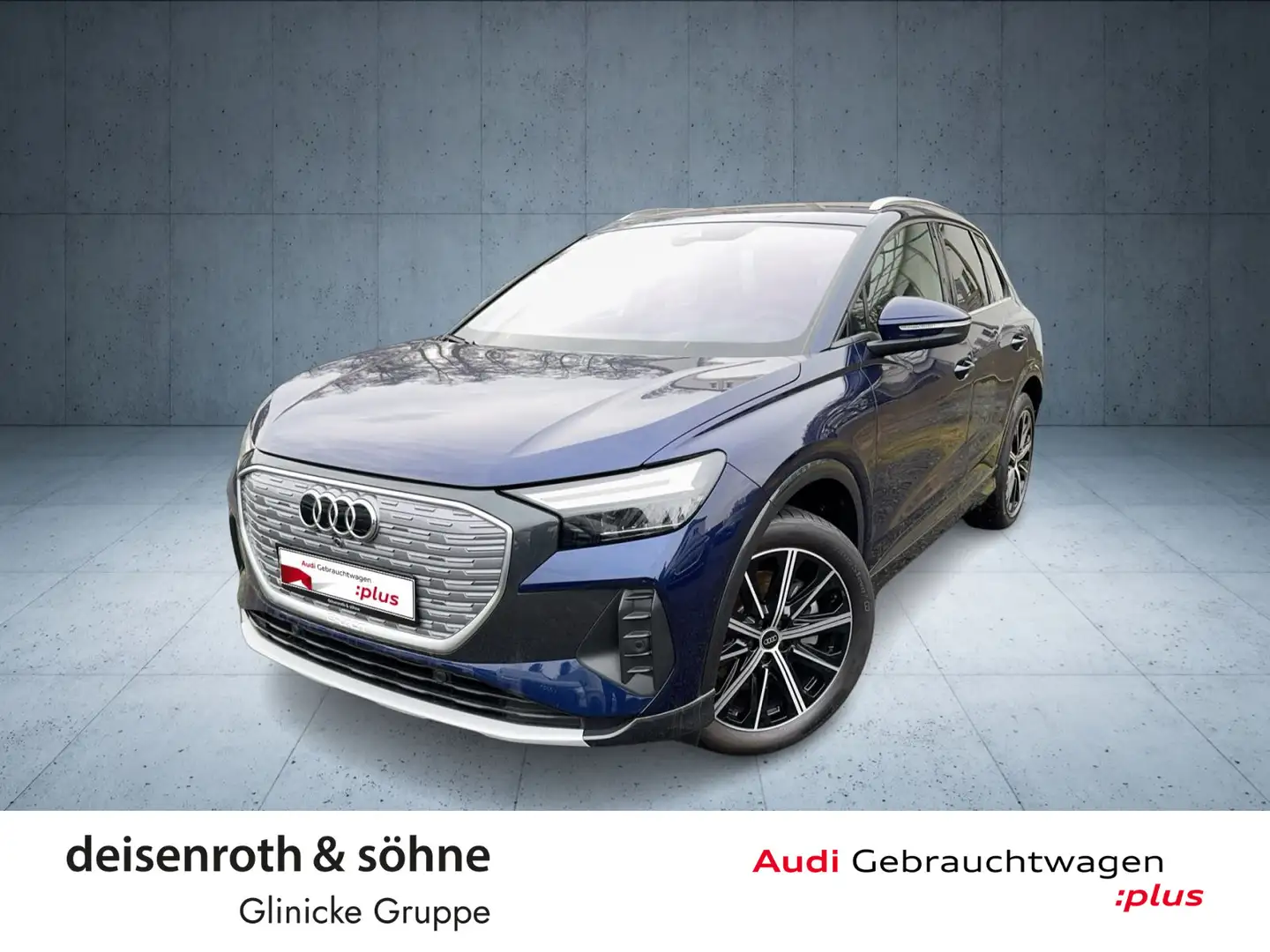 Audi Q4 e-tron 45 Nav/ACC/ASI/Kam/20"/LHZ/HuD/Assist Blau - 1