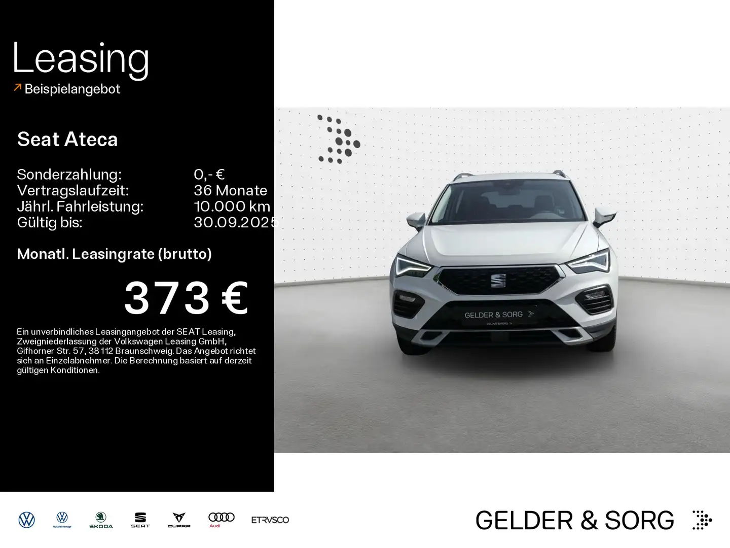 SEAT Ateca Style 1.5 TSI AHK*Sound*LED*EPH*Navigation Weiß - 1