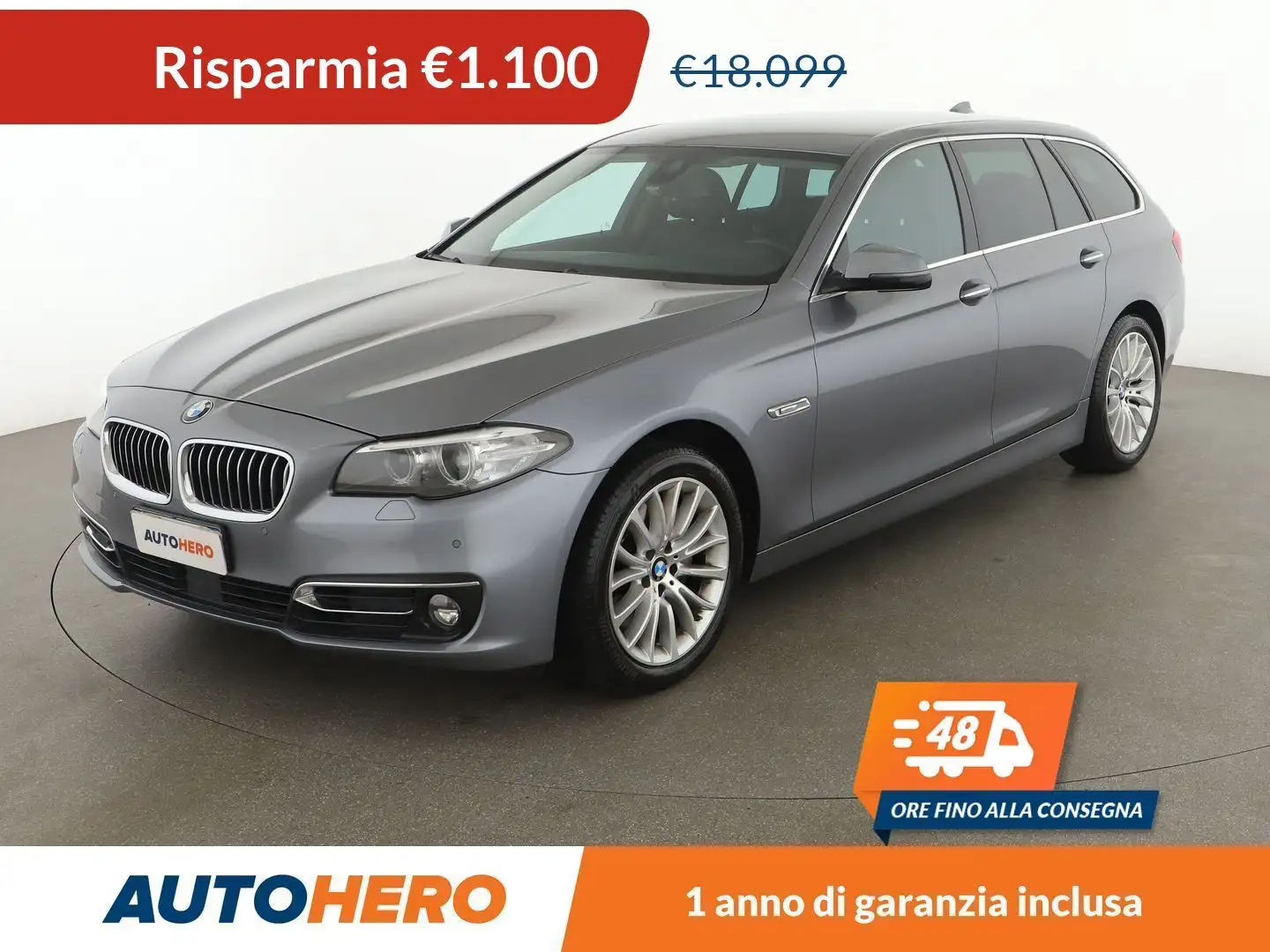 BMW 525 525d Luxury  Touring  xDrive Сірий - 1