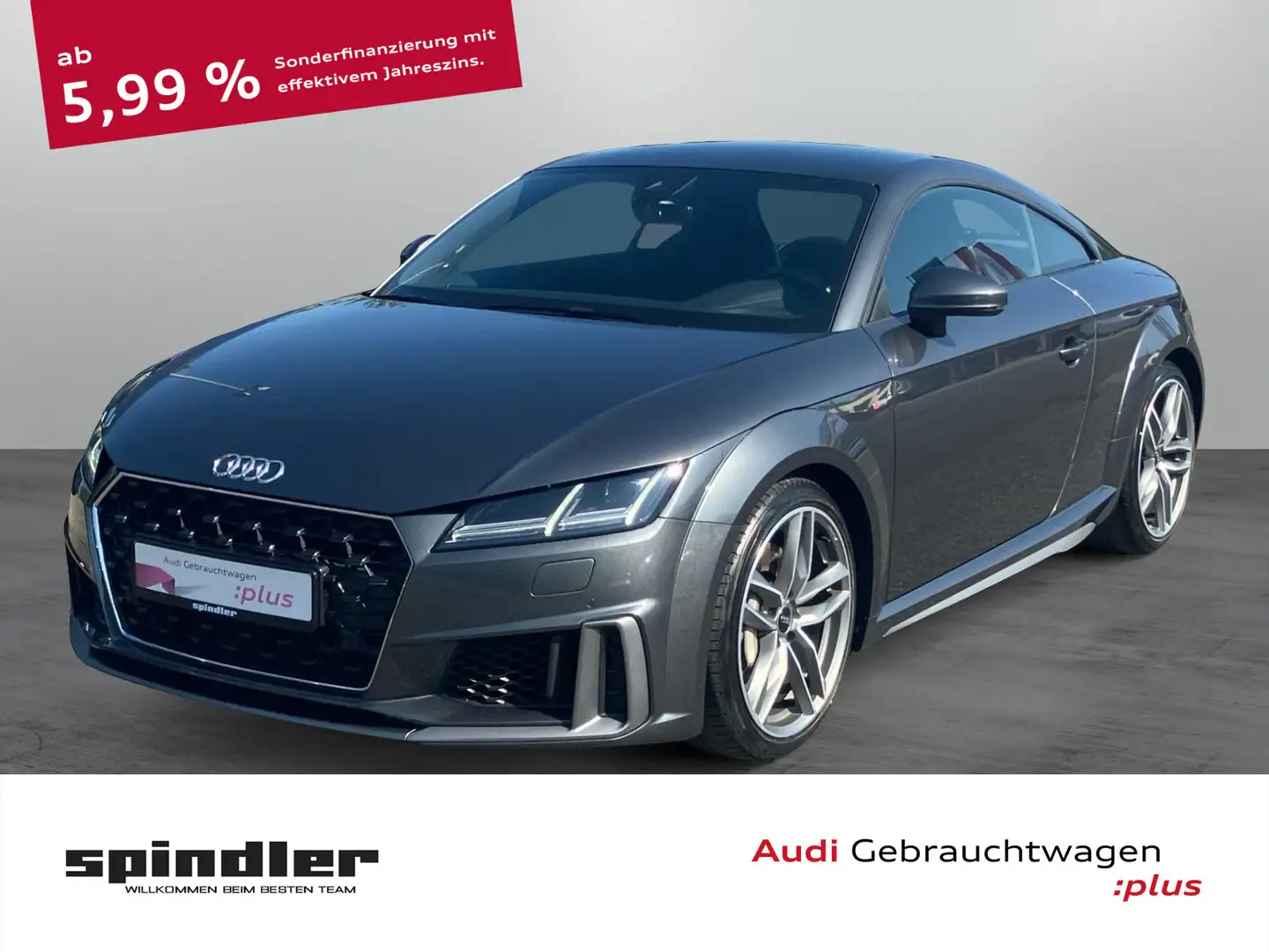 Audi TT TT Coupe S-Line 45 TFSI S-tronic / LED,B&O,Navi Gris - 1