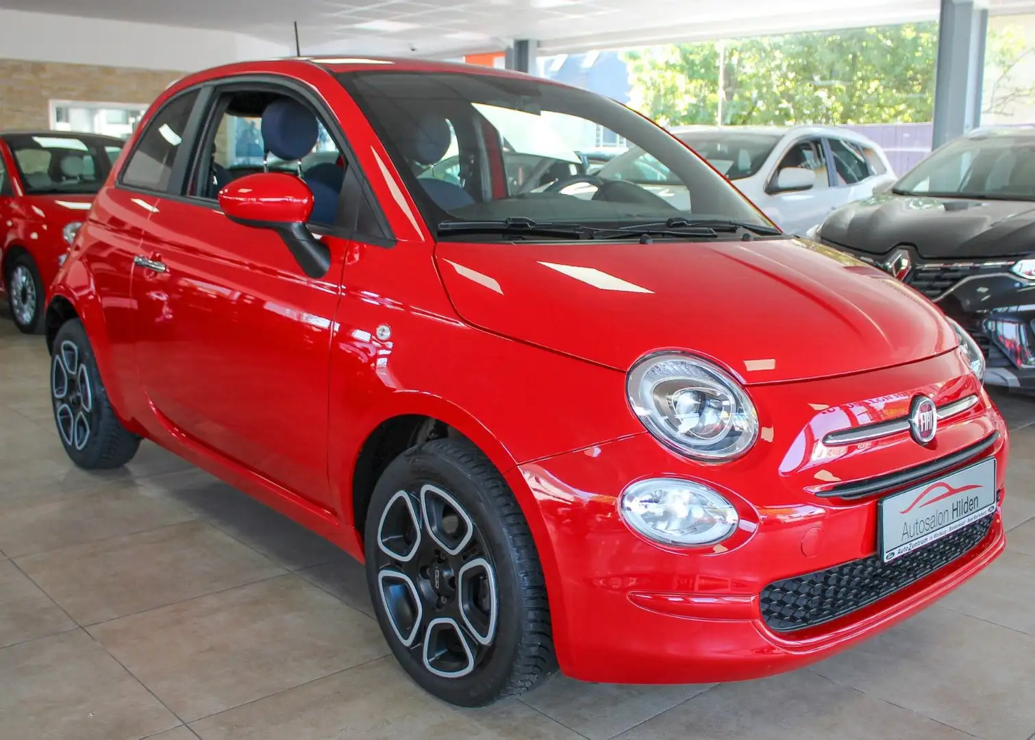 Fiat 500 Club Bluetooth + CarPlay Tempomat 1.Hand Rouge - 1