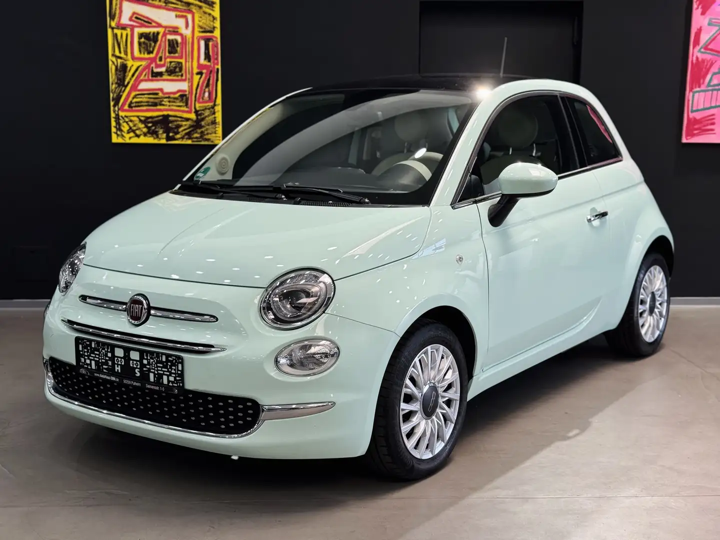 Fiat 500 Lounge Grün - 1