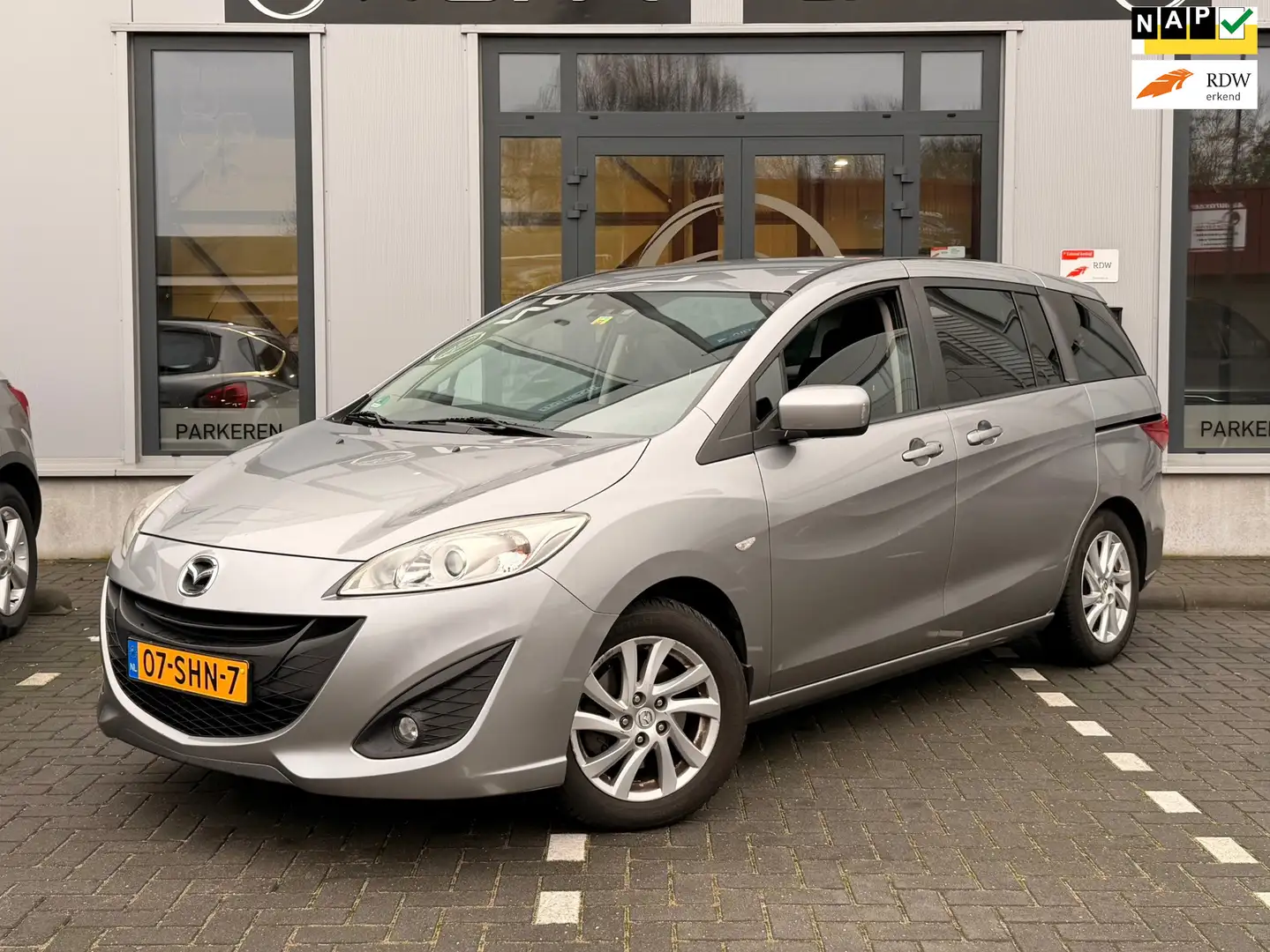 Mazda 5 2.0 Business|Trekhaak|pdc|Cruise Gris - 1