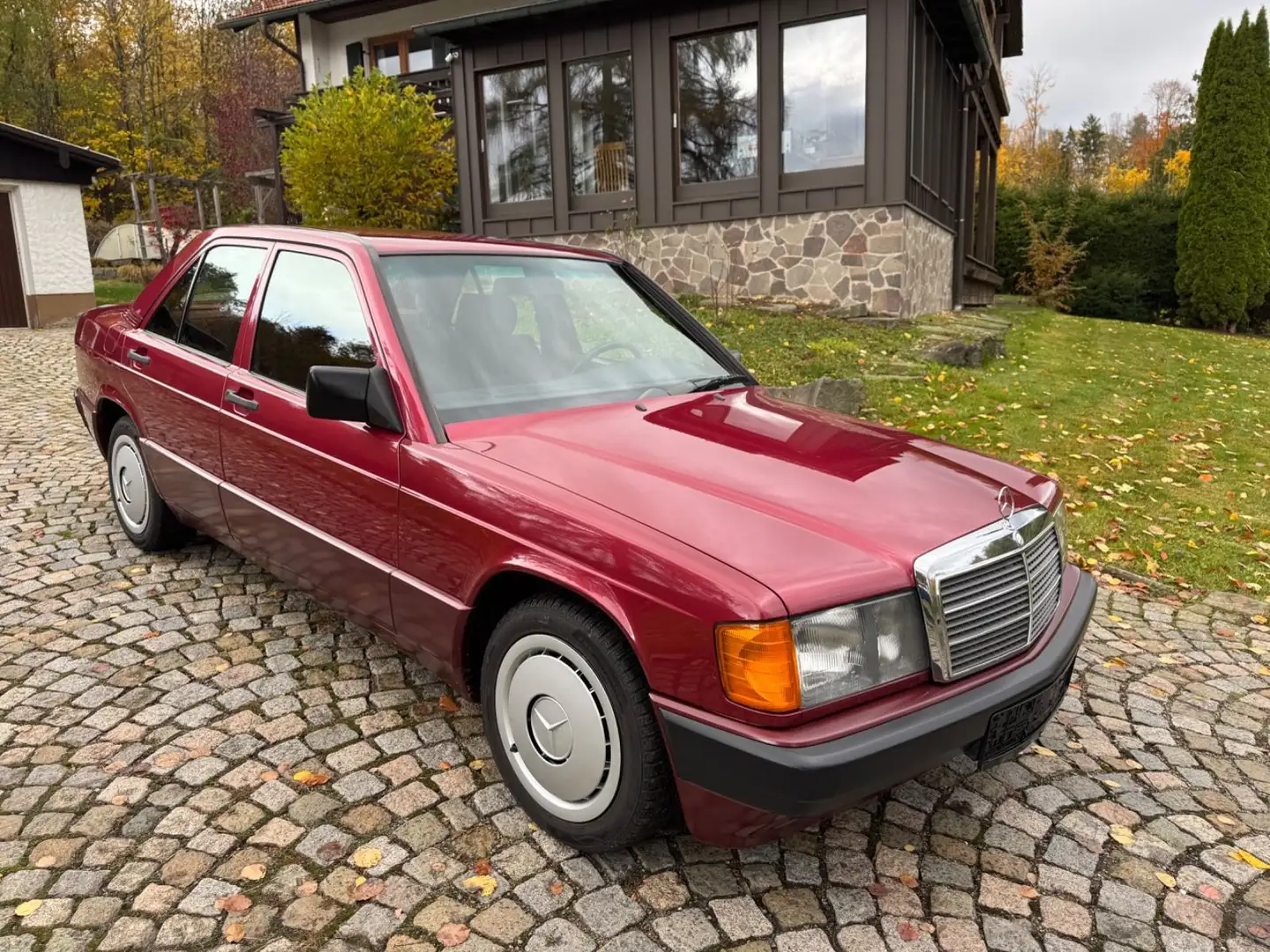 Mercedes-Benz 190 E 1,Hand orig. 29000 KM, rostfrei! Rojo - 2