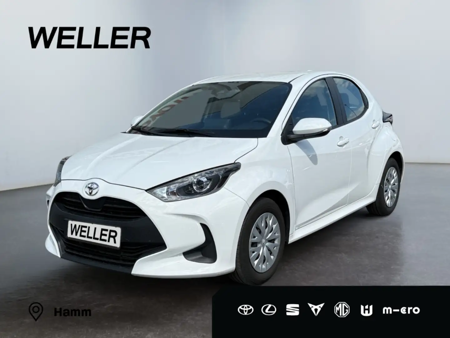 Toyota Yaris 1.0 Comfort *ACC*CAM*CarPlay*Spurhalteass* Weiß - 1