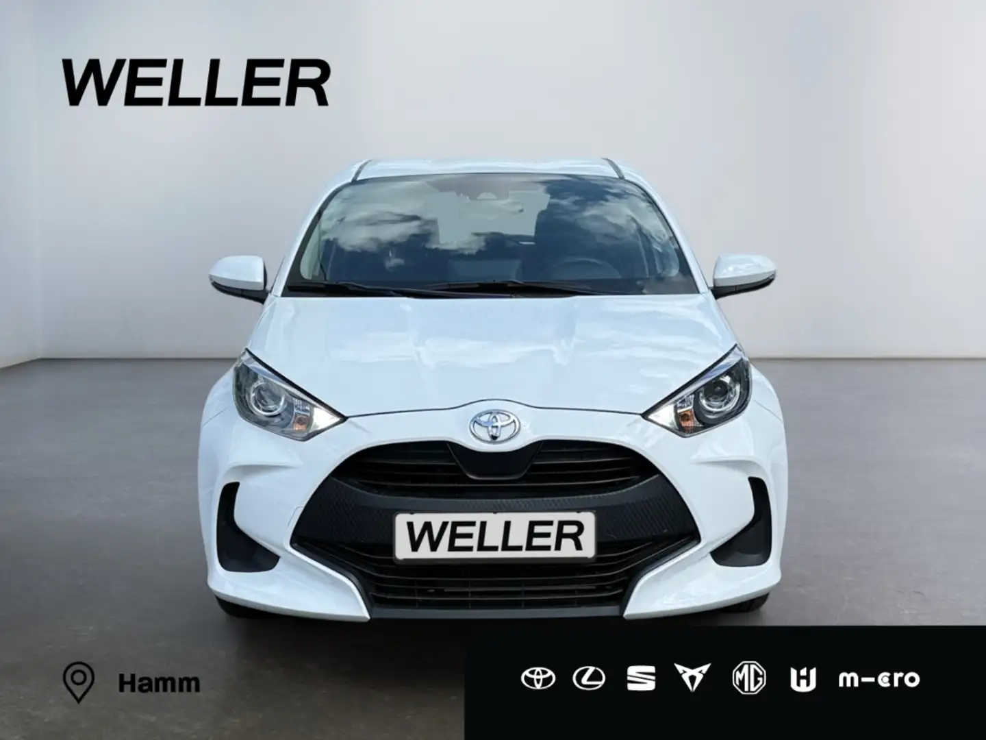 Toyota Yaris 1.0 Comfort *ACC*CAM*CarPlay*Spurhalteass* Weiß - 2
