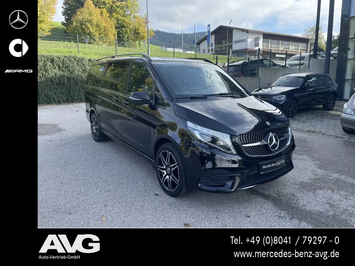 Mercedes-Benz V 300 V 300 d 4M EAV/L AMG Standhzg|360°|Memory|ILS| Zwart - 2