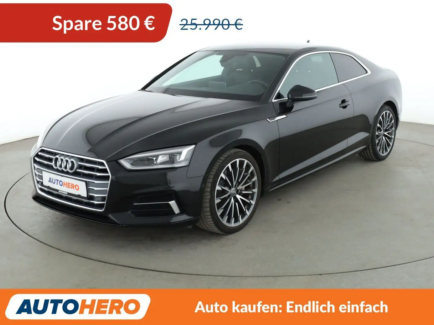 Audi A5 2.0 TDI Sport Aut. *NAVI*VC*LED*CAM*SHZ* Schwarz - 1