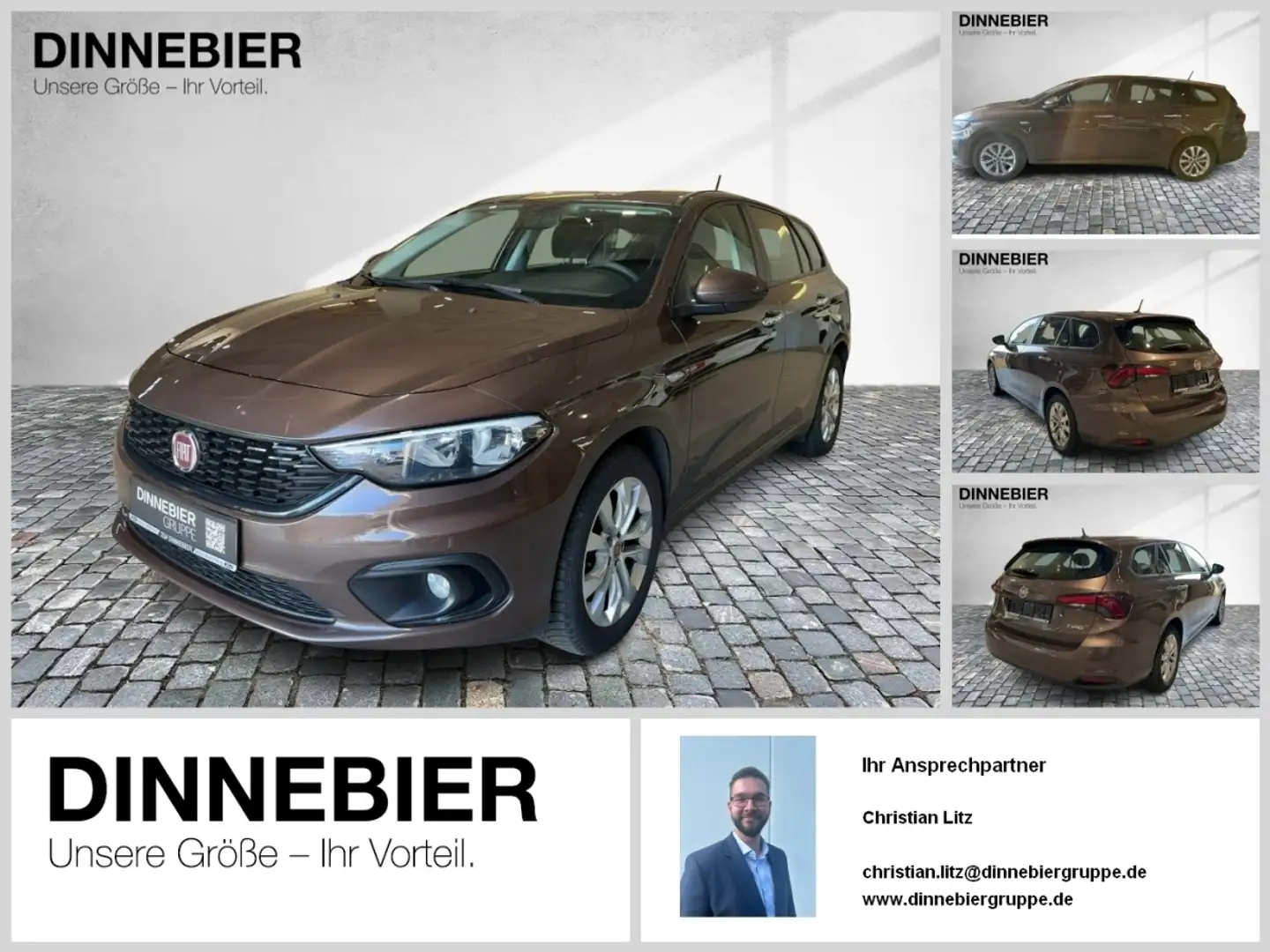 Fiat Tipo Kombi LM+SHZ+SpurH+Klimaautomatik+PDC - 1
