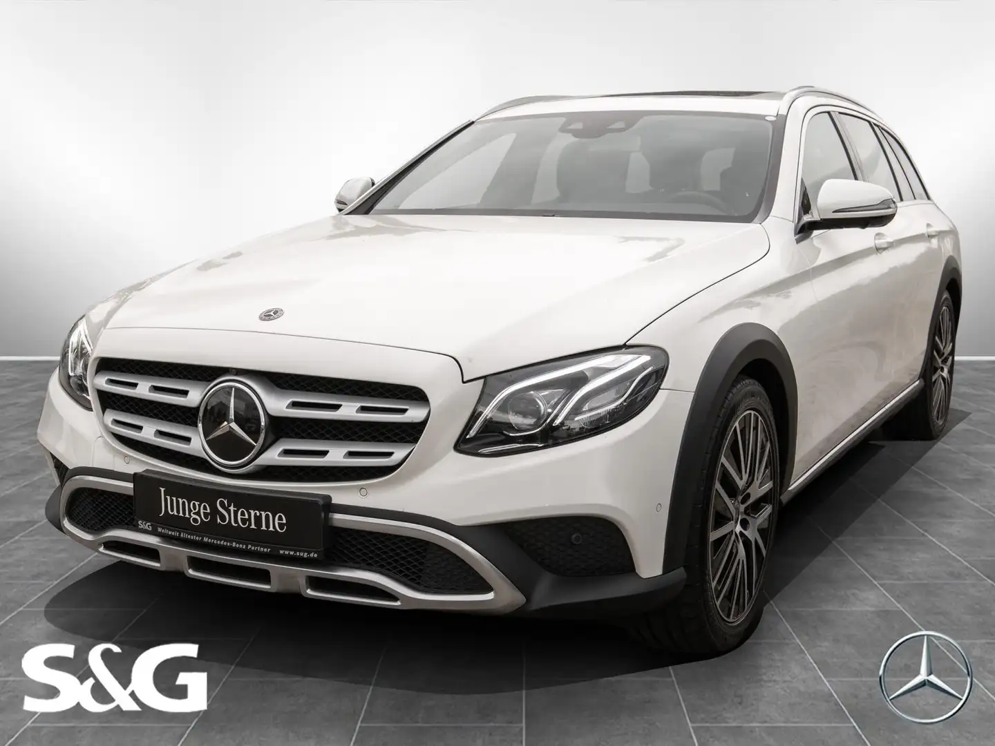 Mercedes-Benz E 400 d 4M C T All-Terrain AVANTGARDE 360°+AHK Blanc - 1