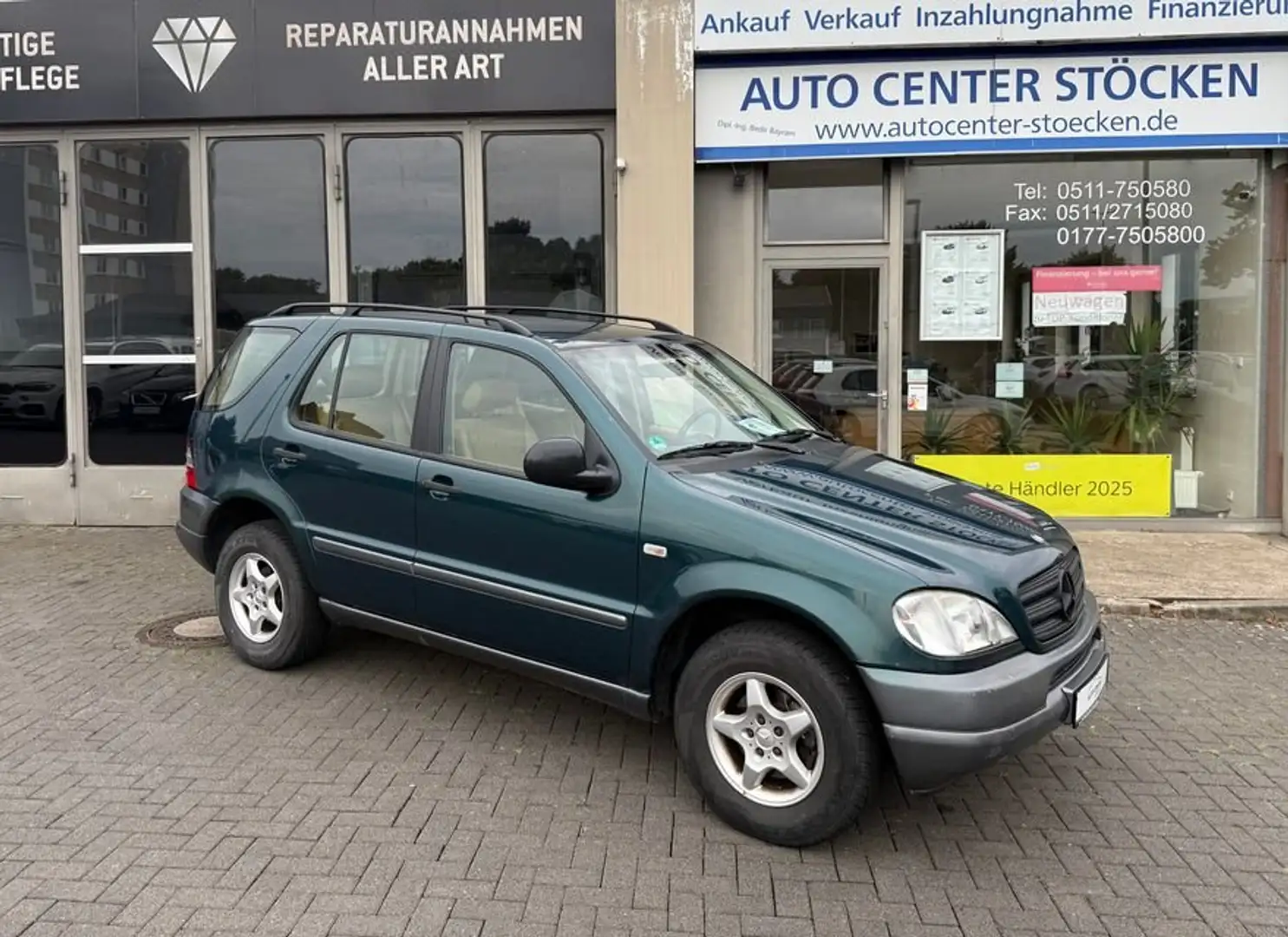 Mercedes-Benz ML 320 AutomatikTeillederr AHK LPG Verde - 1