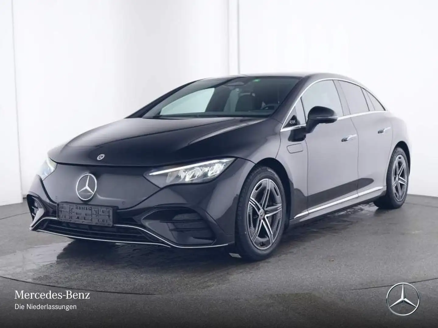 Mercedes-Benz EQE 350 4MATIC AMG WideScreen Pano Distr. LED PTS Schwarz - 2