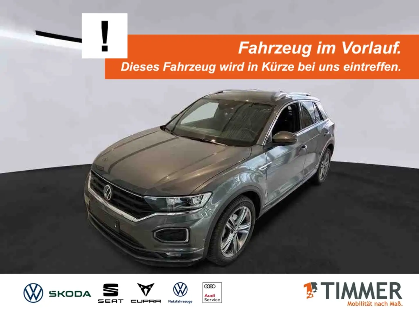 Volkswagen T-Roc 1.5 TSI DSG R-LINE *AHK *ACC *LED *RKAM * Grau - 1