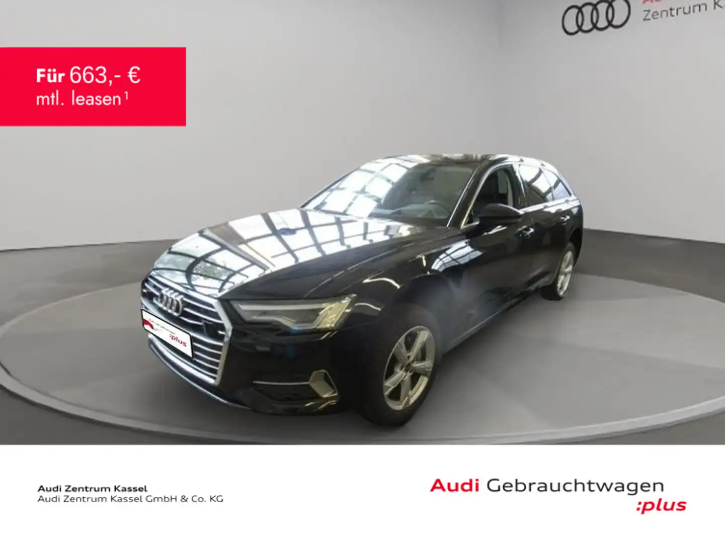 Audi A6 40 TDI qu. Matrix Pano HuD Kamera AHK Schwarz - 1